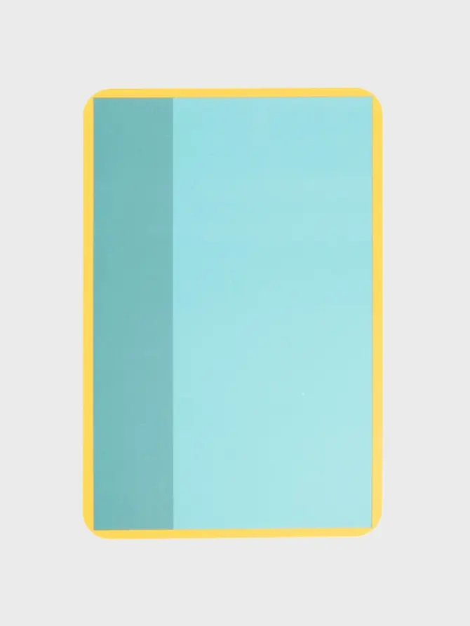 Ręcznik COLOUR BLOCKS Turkusowo-żółty 70x130 cm