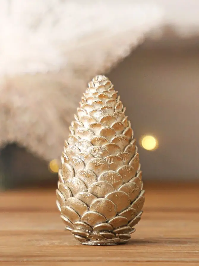 Szyszka POLIE złota 10 cm