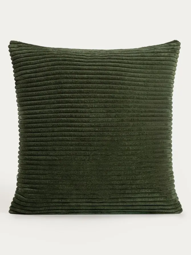 Poszewka MIRADO zielona o strukturze sztruksu 45x45cm
