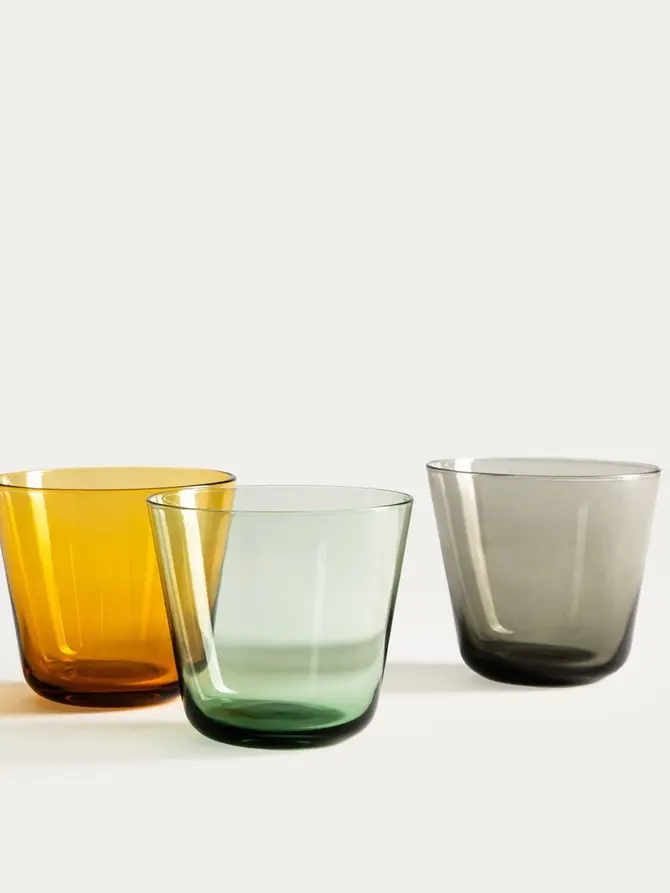 Szklanka AMBERIS zielona niska 0,26 l