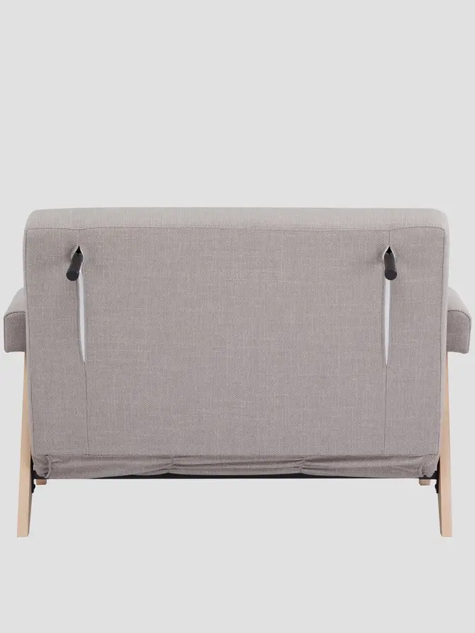 Sofa CALORE 1-osobowa, z funkcją spania beżowa 117x90x82 cm
