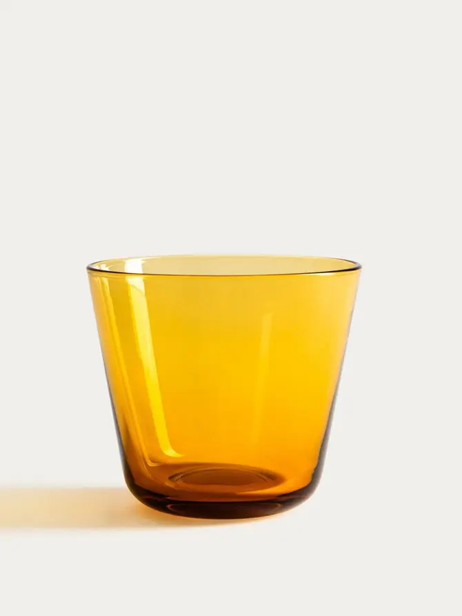 Szklanka AMBERIS bursztynowa niska 0,26 l
