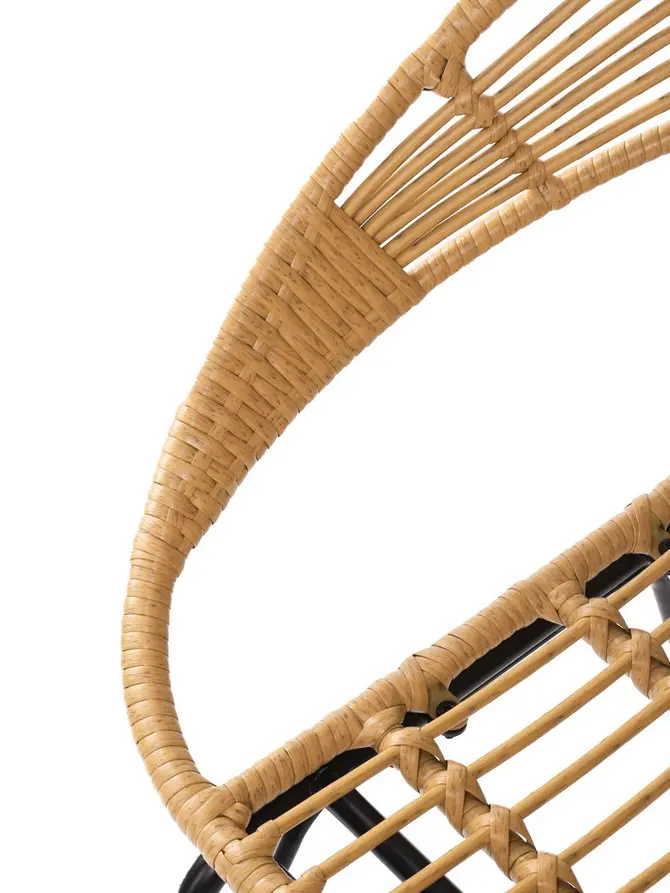 Ławka BOKKA boho pleciona 127x58x80 cm