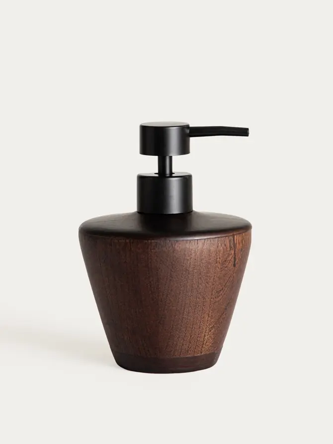 Dozownik CEDRIC z drewna tekowego 10,5x14,6 cm