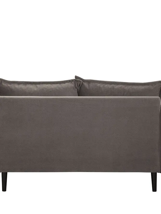 Sofa RUGG Sofa w tkaninie szary 149x86x91 cm