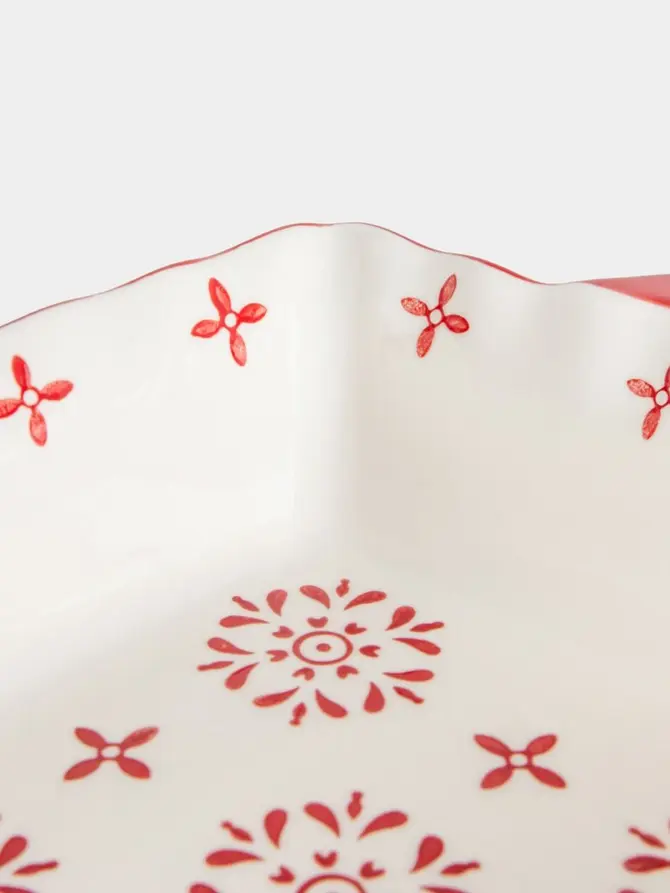 Naczynie do zapiekania BAKIN ceramiczne prostokątne z uszami 39x22x7 cm
