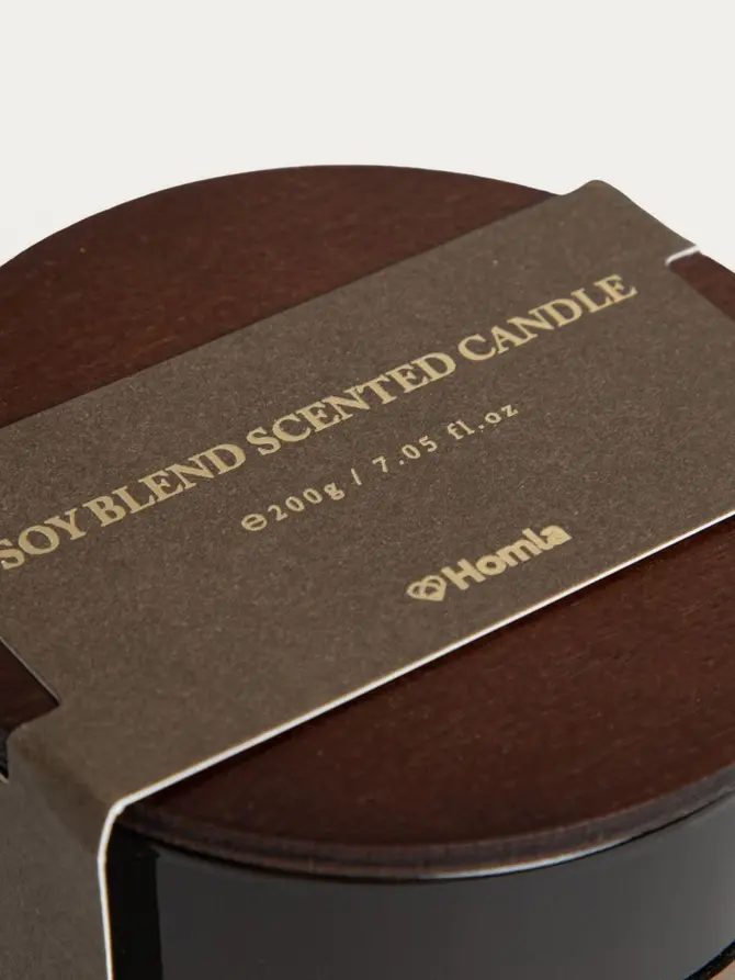 Świeca sojowa URBAN LEATHER Amber Musk 200 g