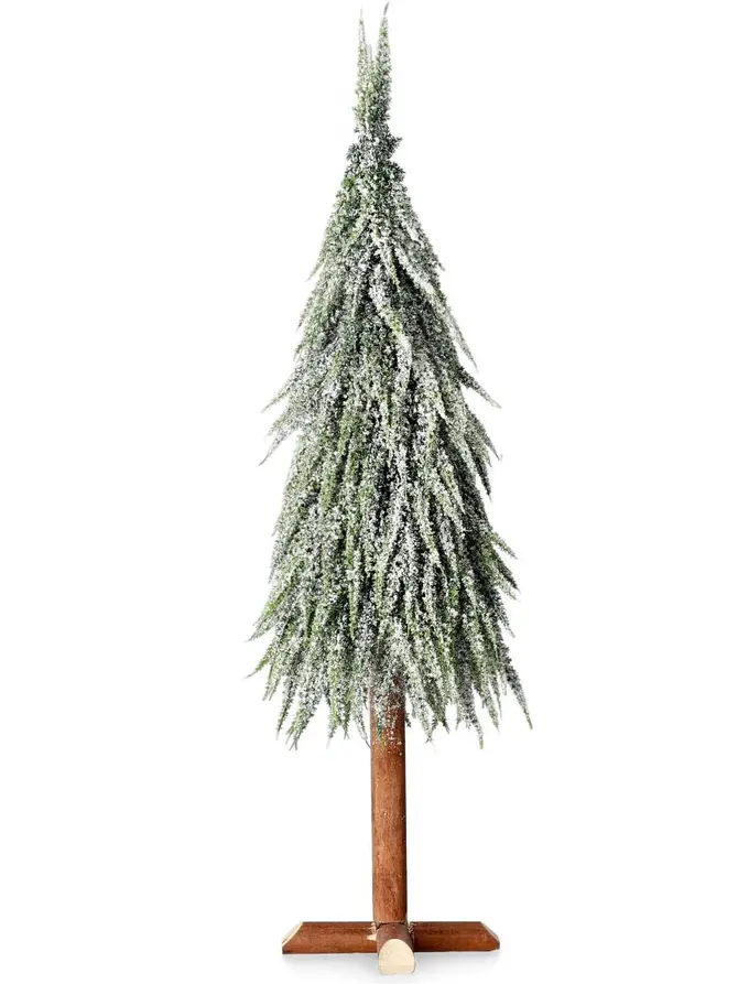 Choinka DULA ośnieżona na pieńku 60 cm
