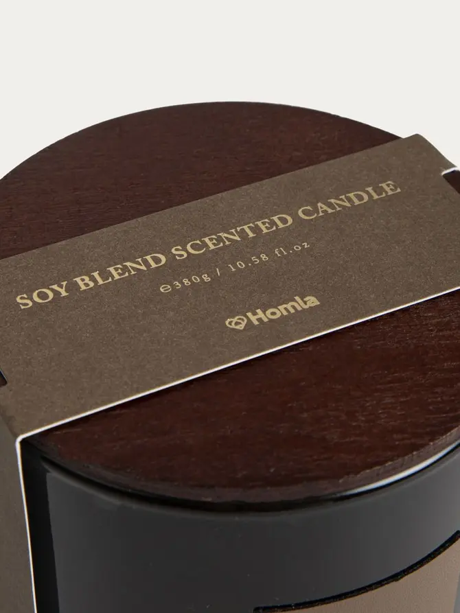 Świeca sojowa URBAN LEATHER Amber Musk 380 g