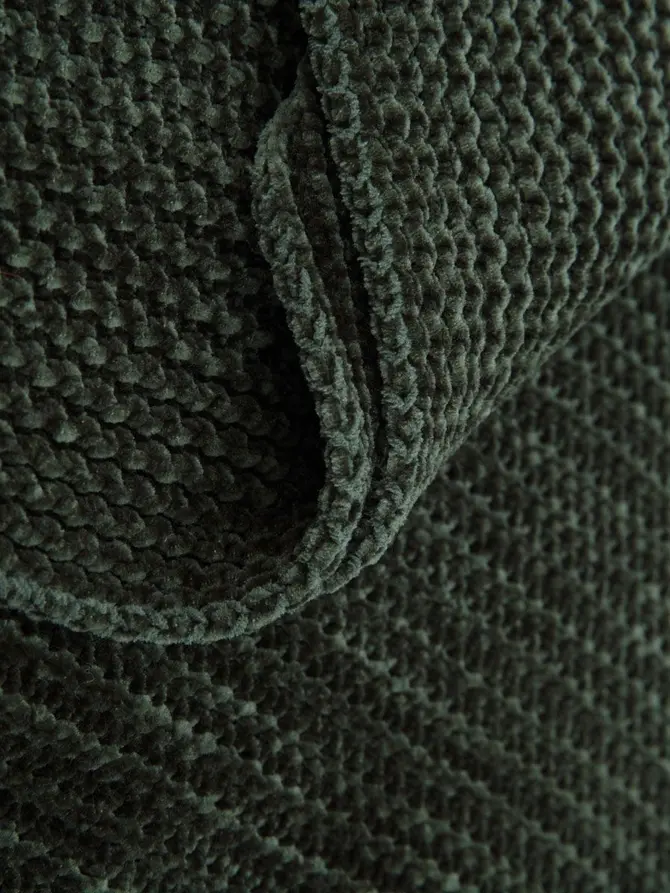 Koc CHENILLE szenilowy zielony 130x170 cm