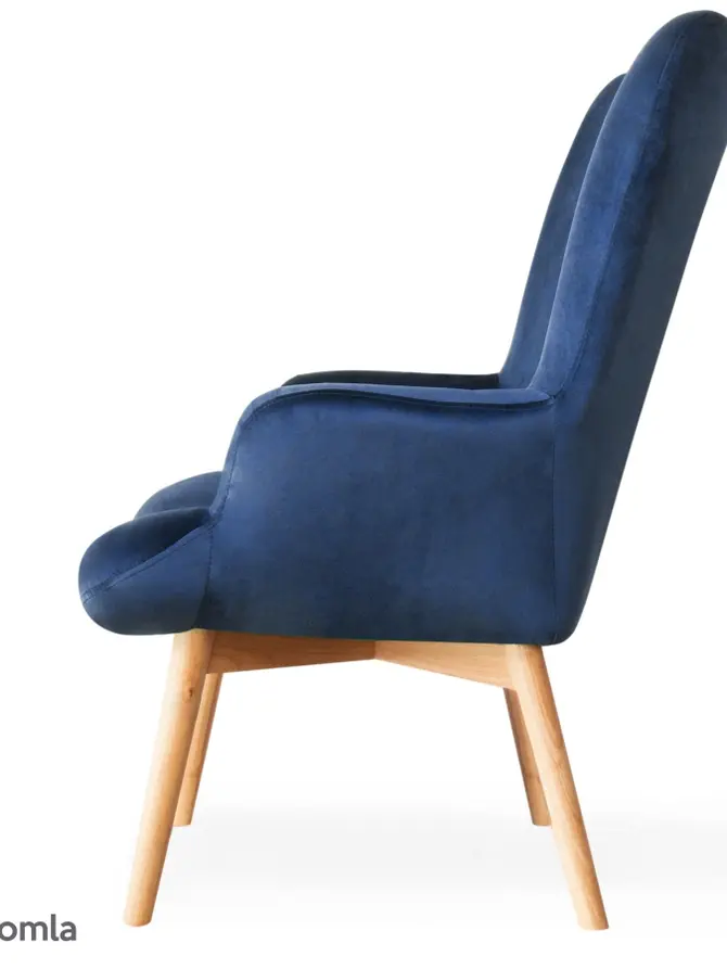 Fotel granatowy MOSS 70x95 cm SS18 910320
