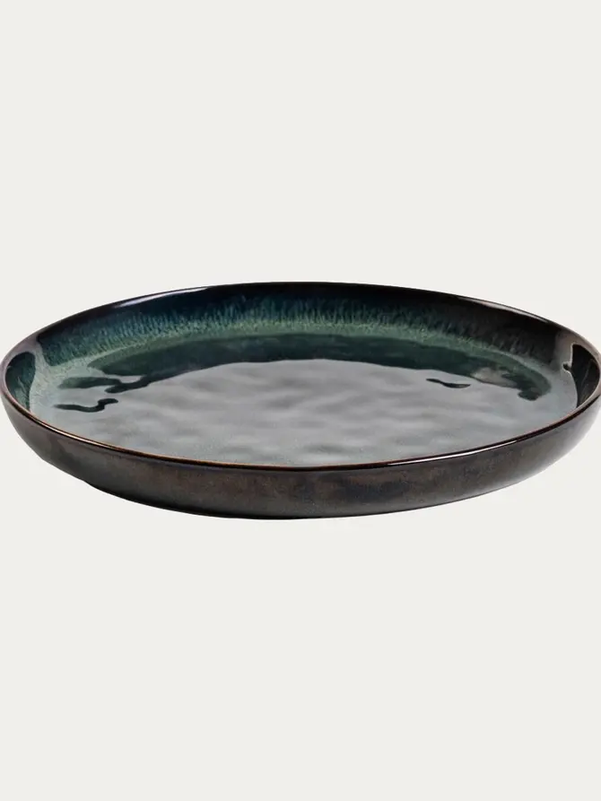 Talerz MIDO deserowy turkusowy 22 cm