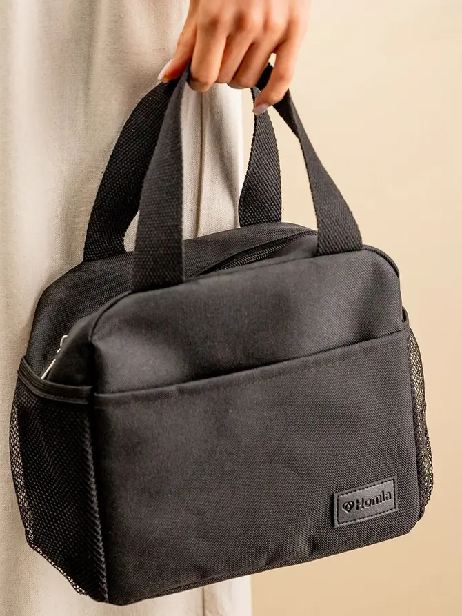 Torba CHUBAG na lunch czarna 22,5x14x21cm