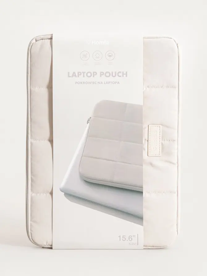 Pokrowiec na laptopa BELARI beżowy 36,5x2,5x26,5 cm