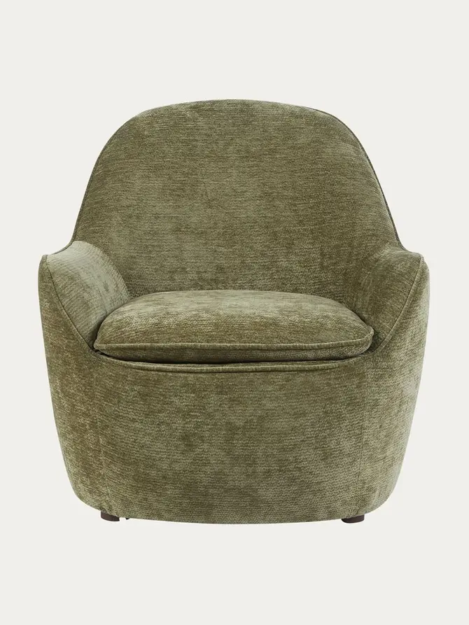 Fotel SOFIERO w tkaninie zielony 74,5x72,5x75,5 cm