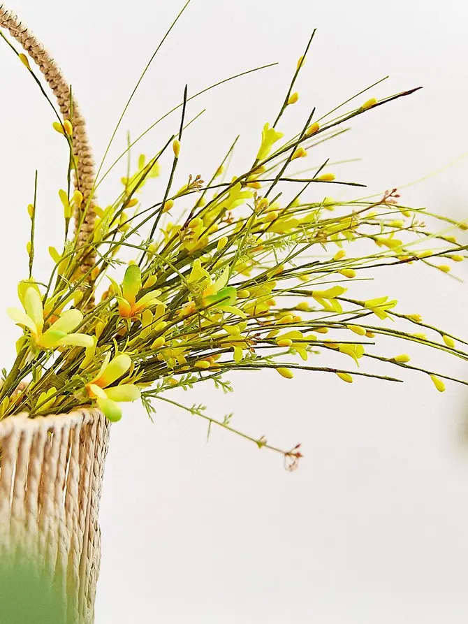 Gałązka sztuczna RUMENA forsycja 52 cm