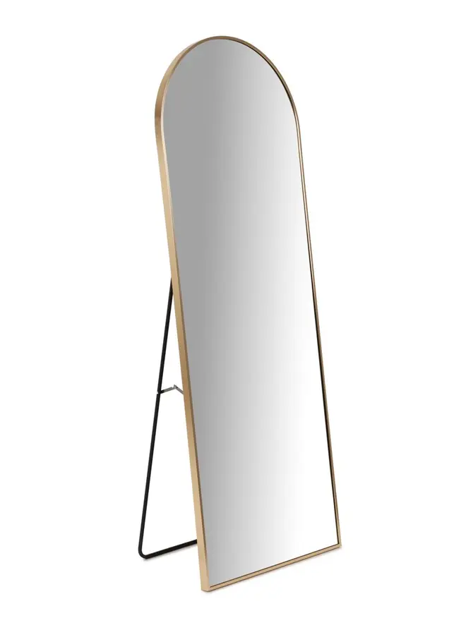 Lustro ELORA stojące złote 140x50 cm