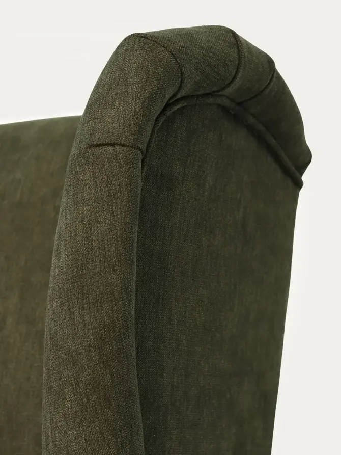 Fotel FOSSBY oliwkowy 82x85x105 cm