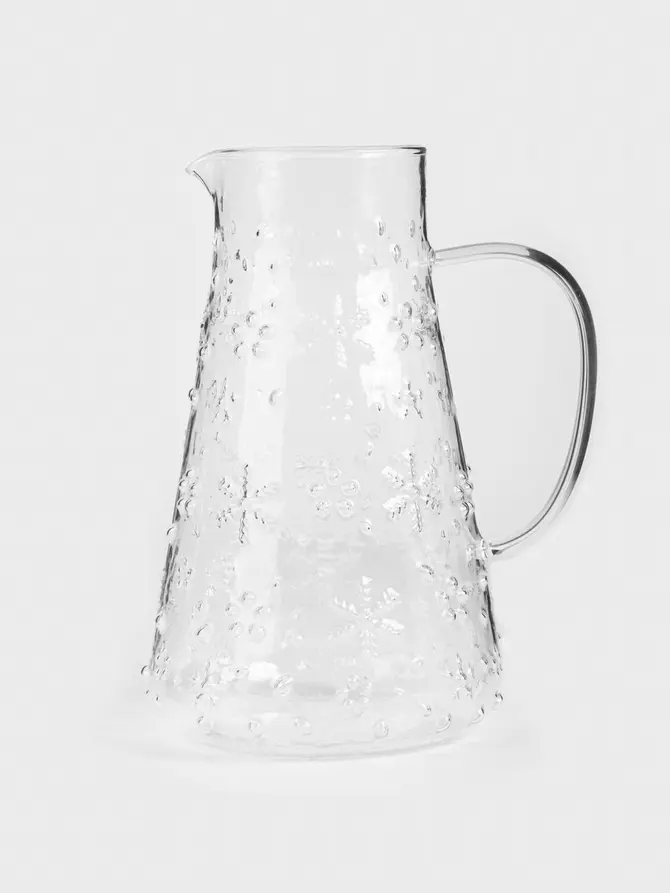 Dzbanek ELDA wzorzysty transparentny 1 l