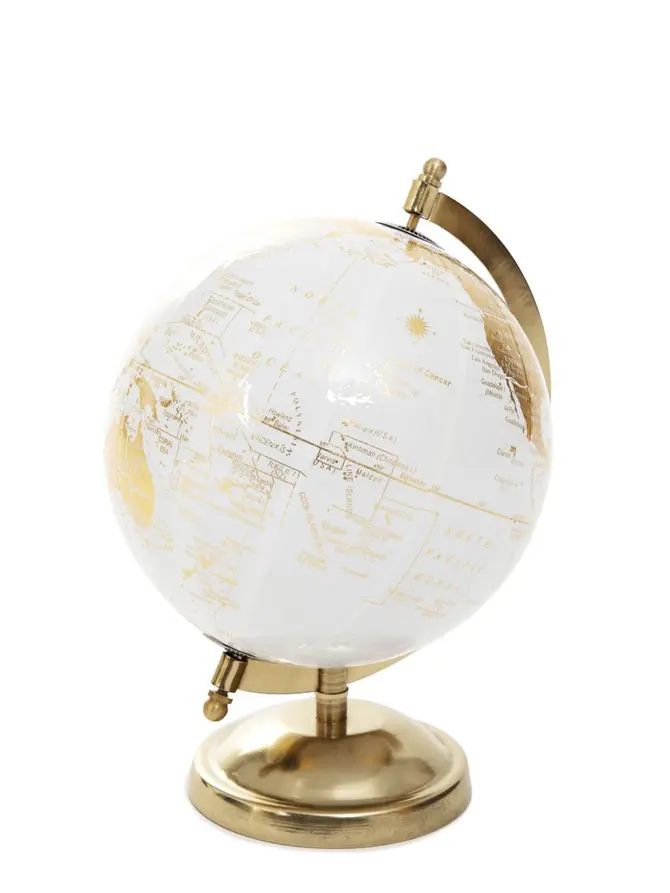 Globus dekoracyjny GLOBE złoty 18x15x25 cm