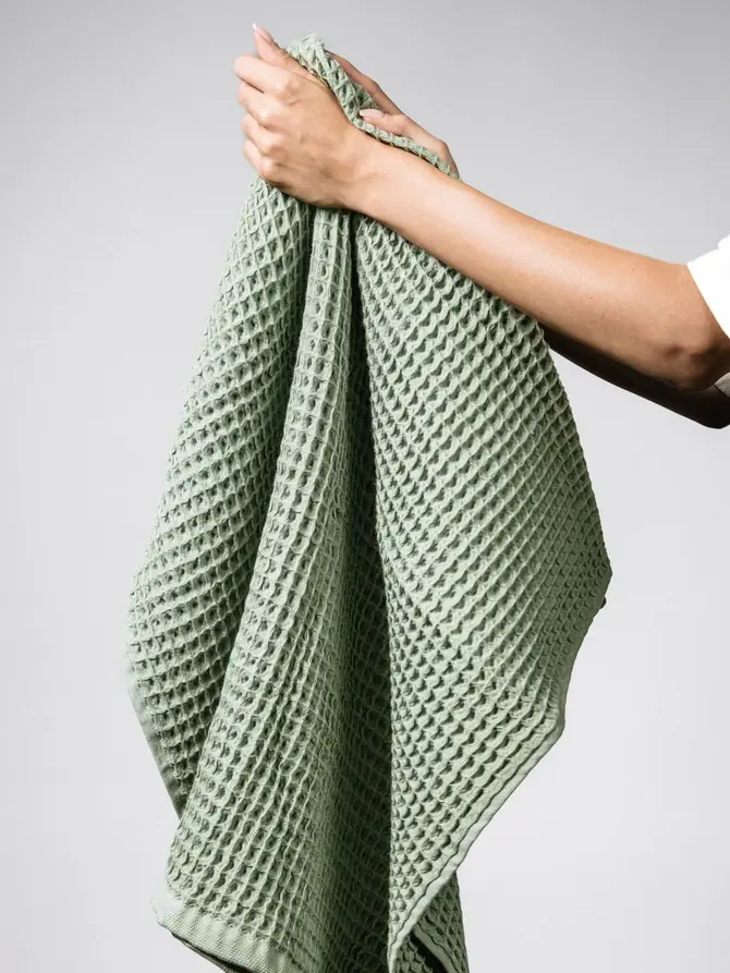 Ręcznik VAFFEL pistacjowy 70x130 cm