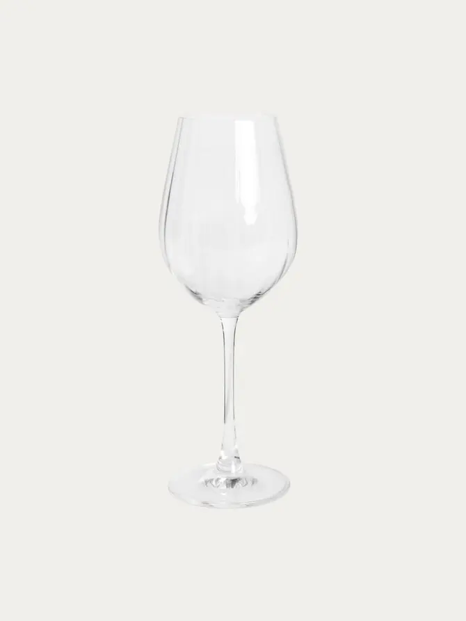 Zestaw kieliszków BRILLIANT BLISS do wina ryflowanych 4 szt. 0,5 l