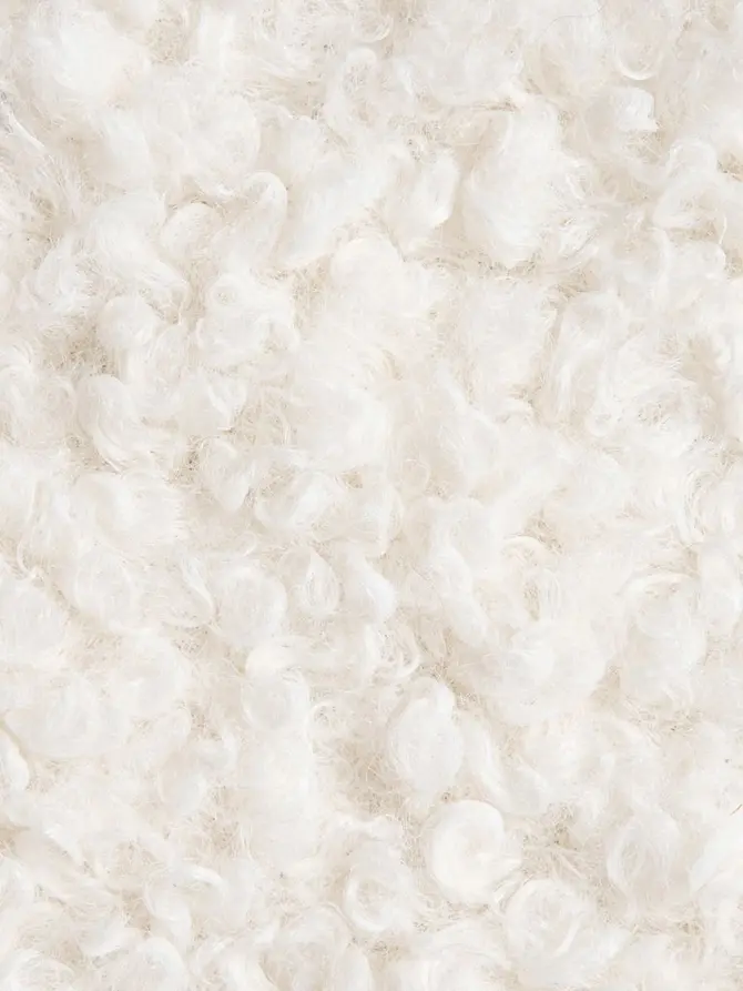 Poszewka SOLANO biała z tkaniny boucle o pętelkowej fakturze 45x45 cm