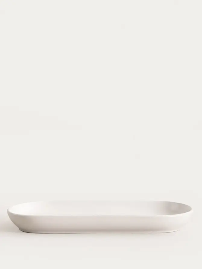 Półmisek FAMELIO owalny biały 30 cm
