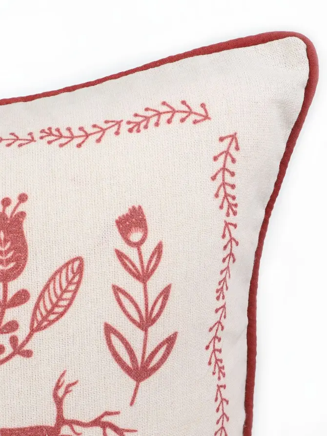 Poszewka JORDA w folkowe wzory 45x45 cm