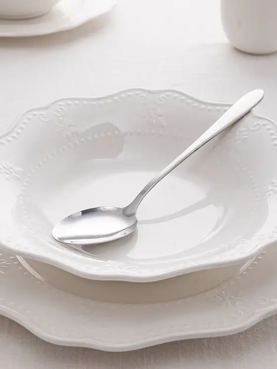 Talerz VISTAL głęboki biały 23 cm