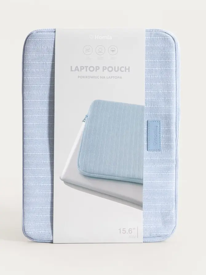 Pokrowiec na laptopa ZAFIRA błękitny 36,5x2,5x26,5 cm