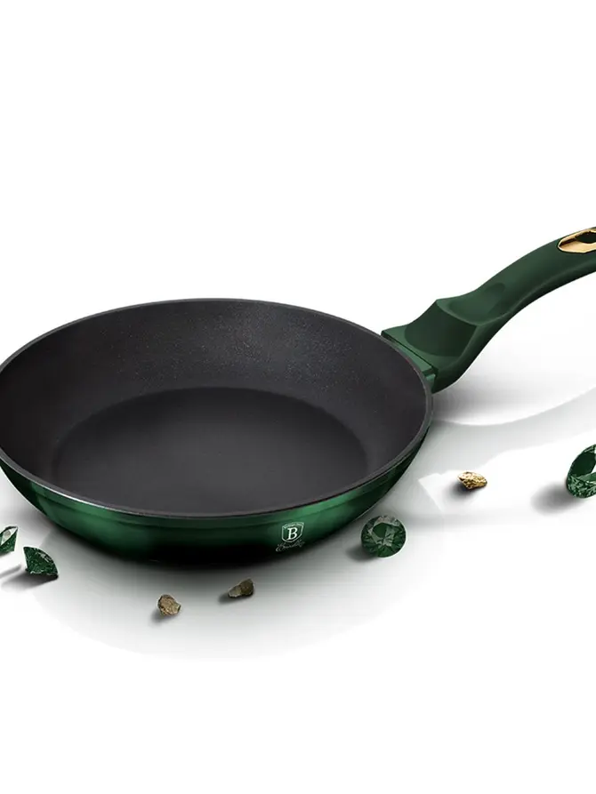 Patelnia EMERALD ciemnozielony 28 cm