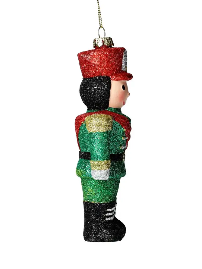 Zawieszka EVI RED dziadek do orzechów zielony 13 cm
