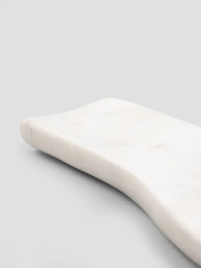 Podstawka MARBLE pod łyżkę marmurowa 22x10,5 cm