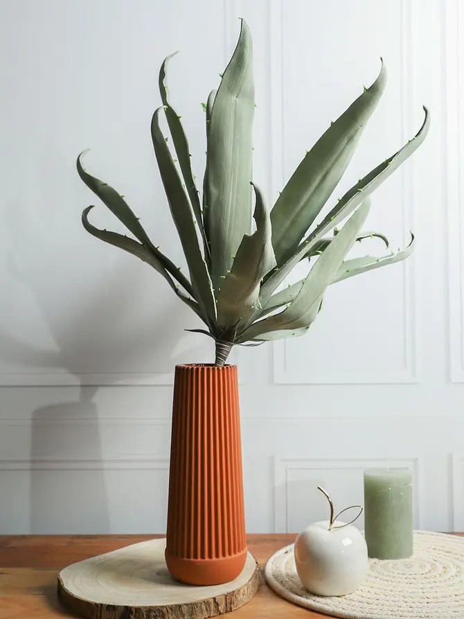 Kwiat sztuczny ALOE zielony 80 cm