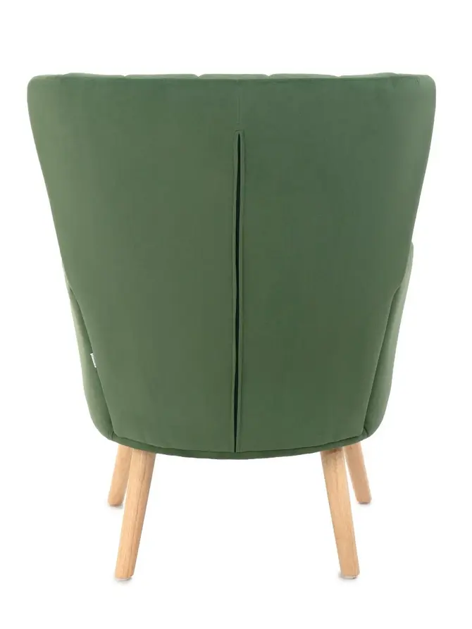 Fotel MILLS zielony 75x79x102 cm
