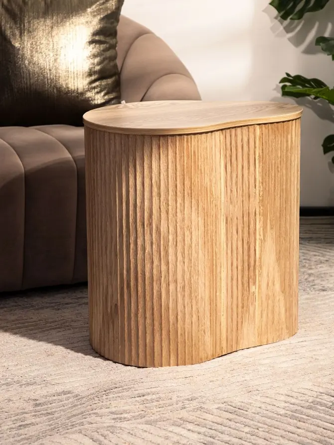 Stolik kawowy GEBO naturalny 47x37x47,5 cm