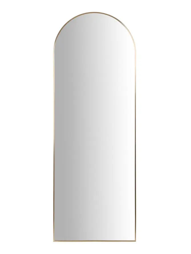 Lustro ELORA stojące złote 140x50 cm
