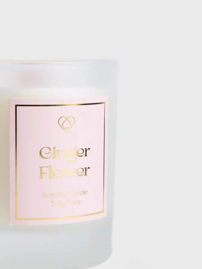 Świeca zapachowa z woskiem sojowym SPARKLING NOEL Ginger Flower 210 g