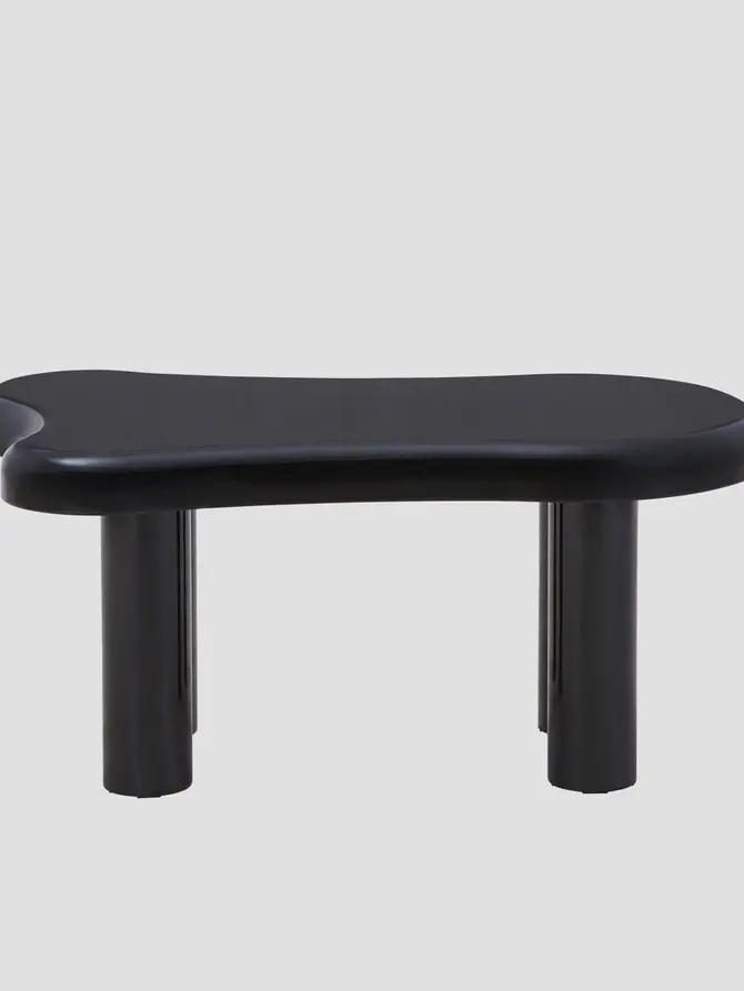 Stolik kawowy ALTO lakierowany czarny 100x60x45 cm