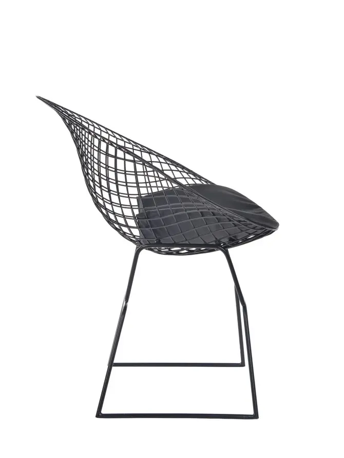 Krzesło INDUSTRIAL metalowe czarne 83x64x82 cm