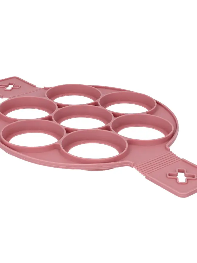 Forma do pancakes EASY BAKE okrągła różowa 37x23 cm