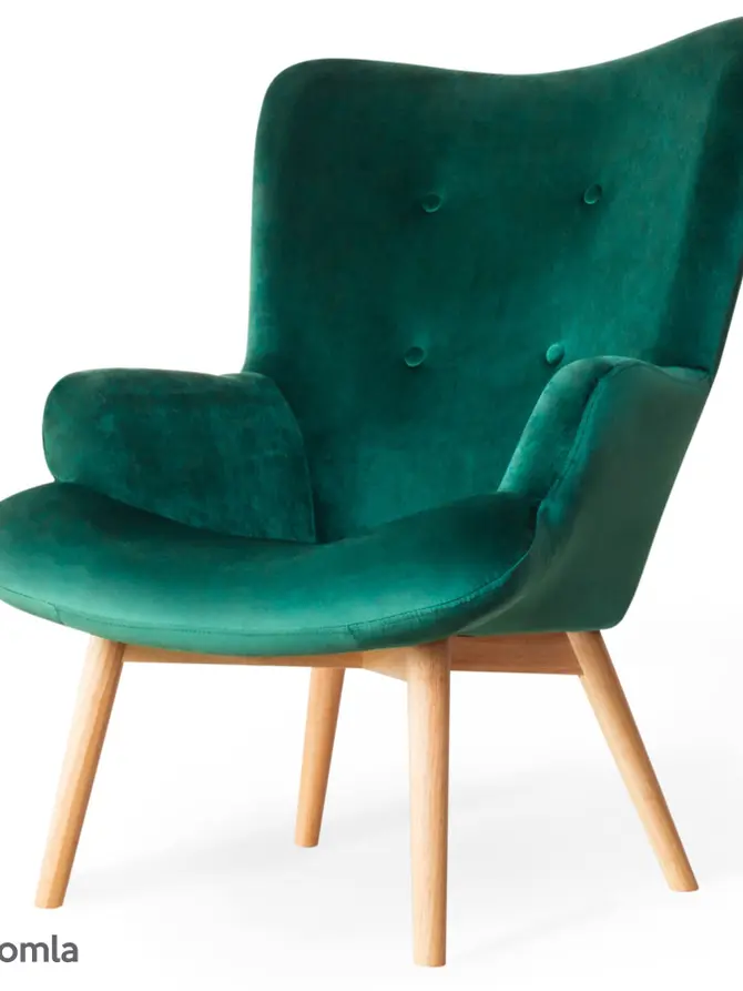 Fotel zielony MOSS 70x95 cm SS18 910290