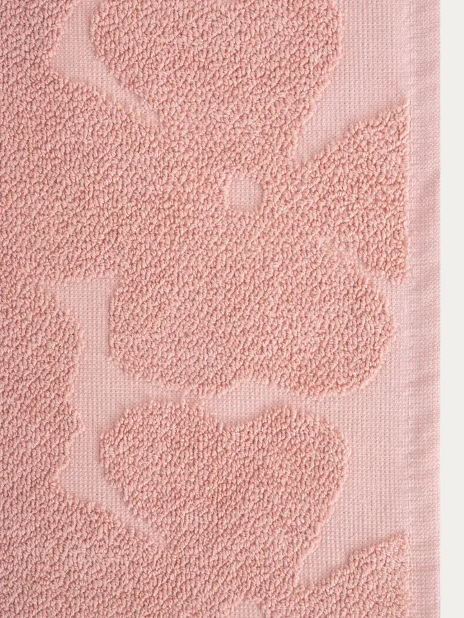 Ręcznik FLORES różowy żakardowy 70x130 cm
