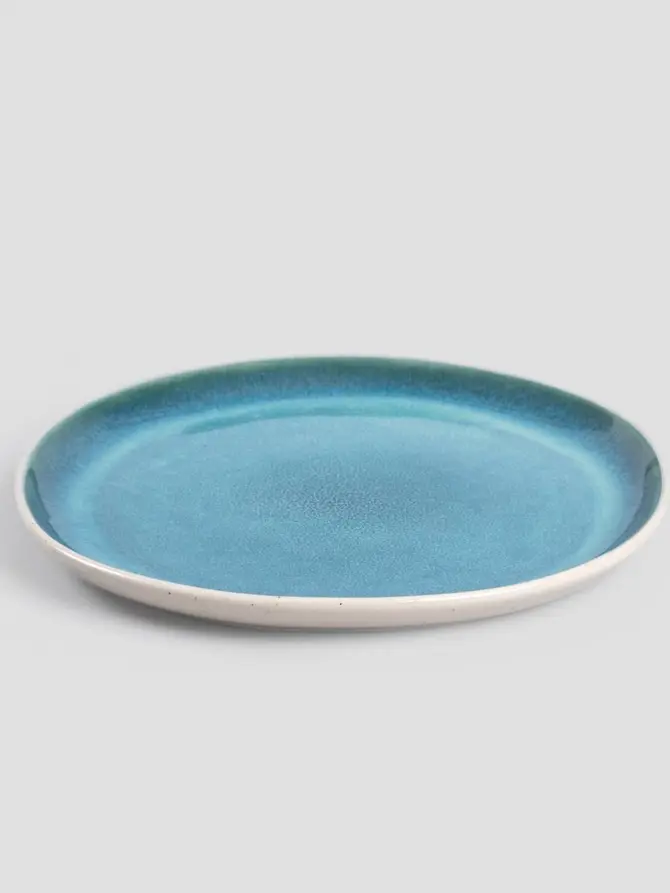 Talerz SEDANO deserowy turkusowy 20 cm
