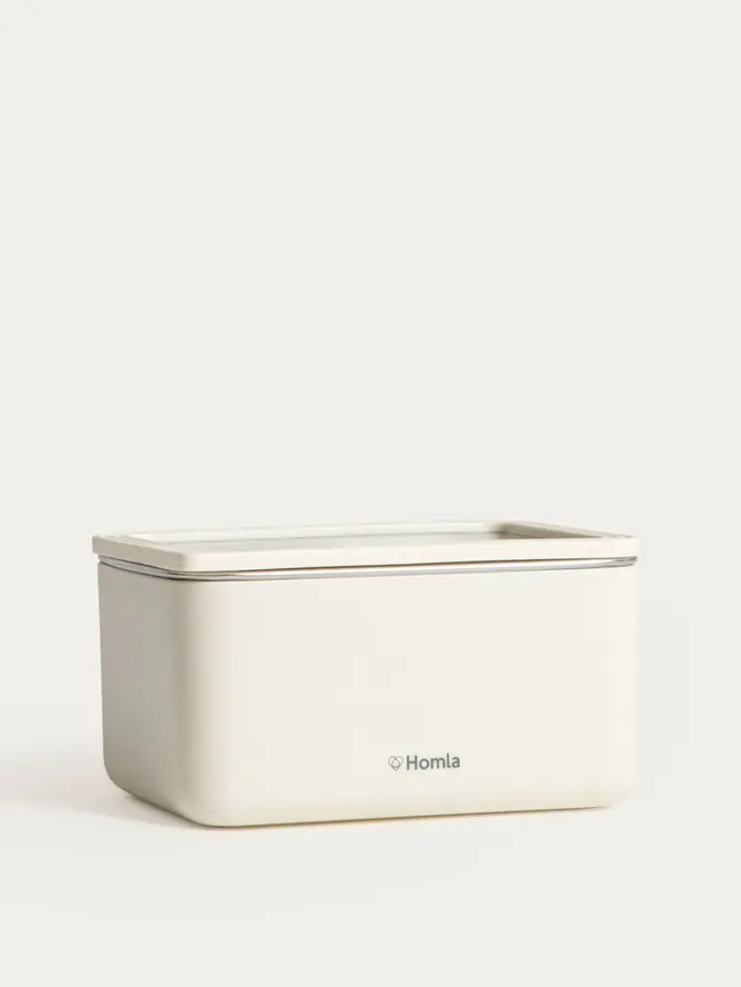 Lunchbox COCOA śmietankowy ze stali nierdzewnej 700 ml