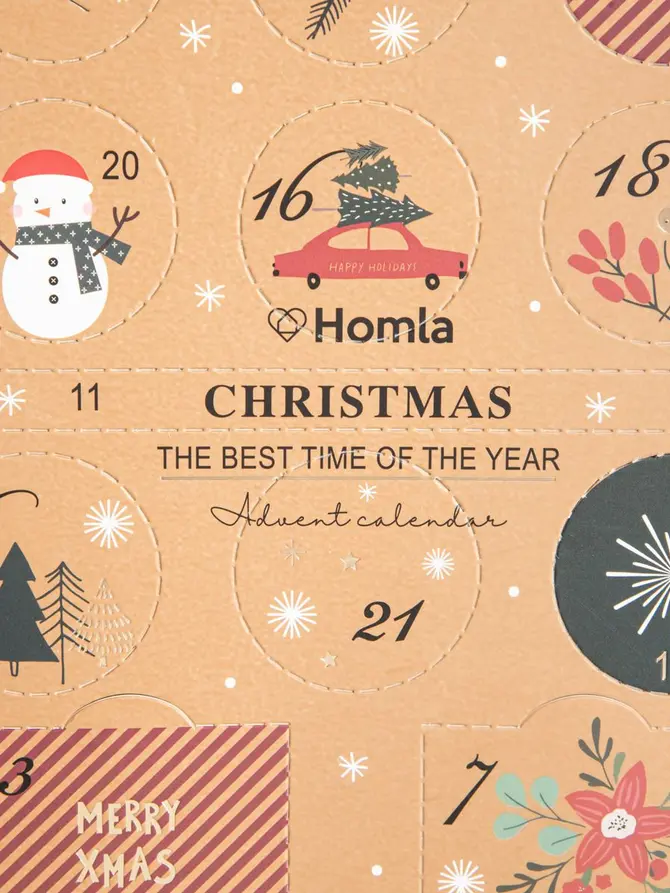 Kalendarz adwentowy SANTA'S SELECTIONS Christmas 24 szt.