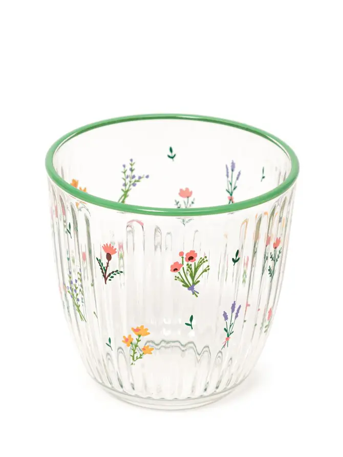 Szklanka GARDINO niska w kwiaty 0,25 l