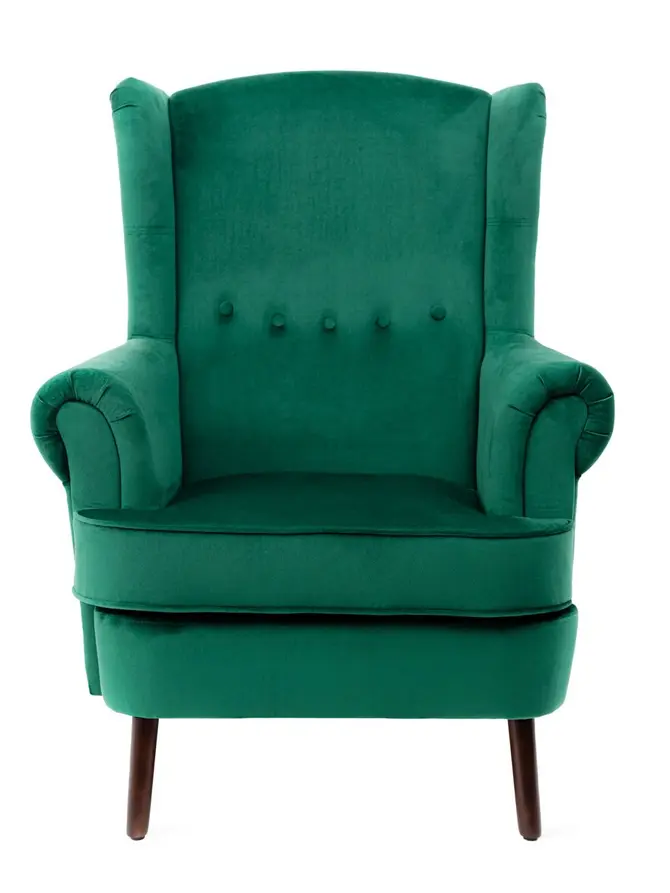 Fotel FOSSBY zielony 86x85x108 cm