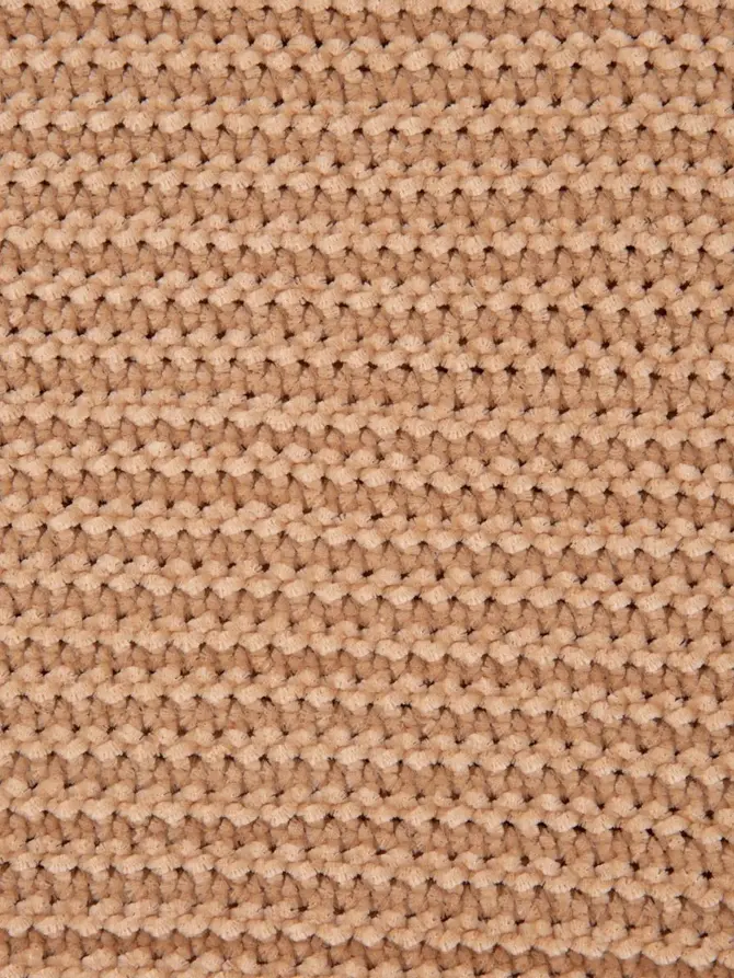 Koc CHENILLE szenilowy beżowy 130x170 cm